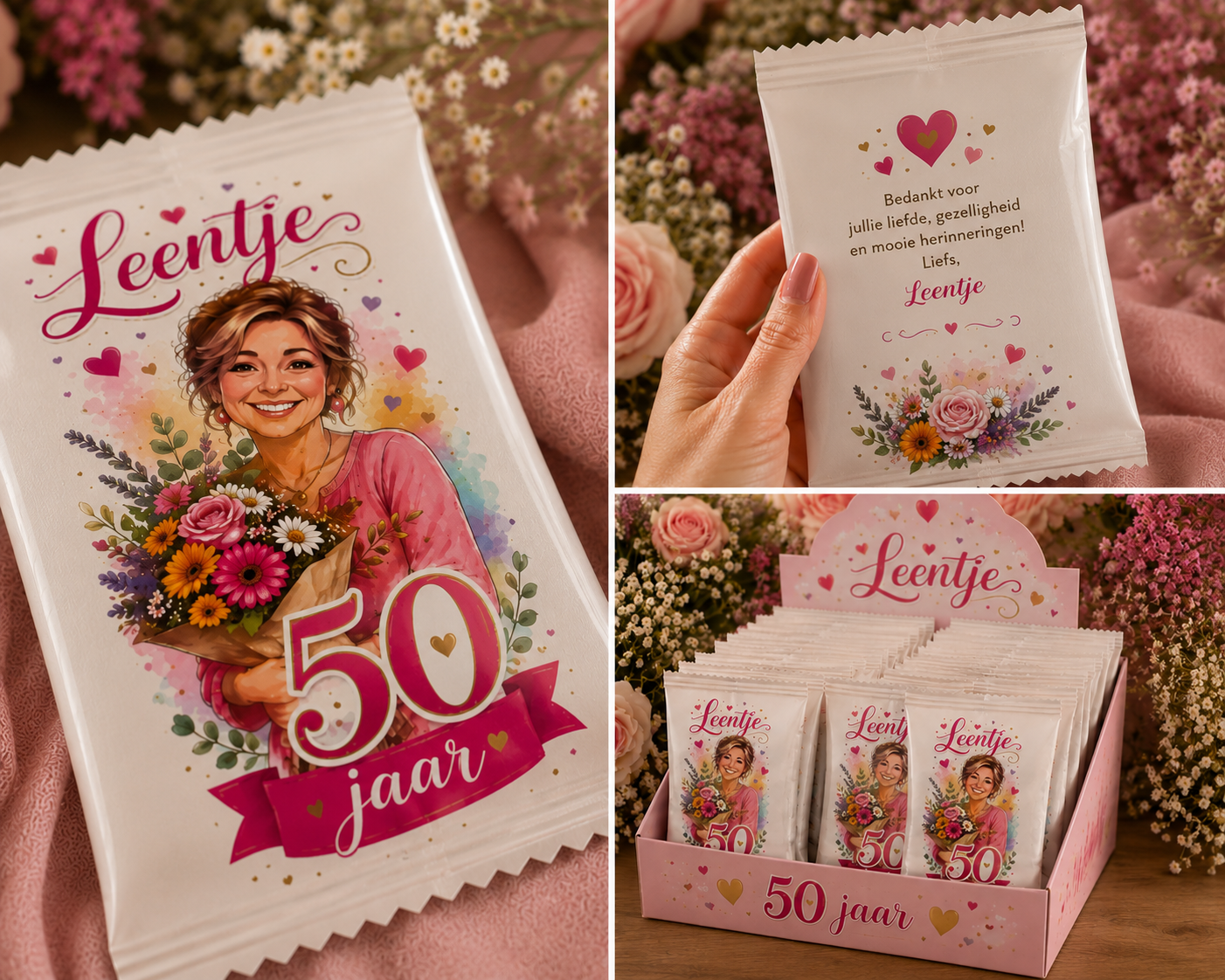 Snoepzakje Verjaardag Vrouw 50 jaar