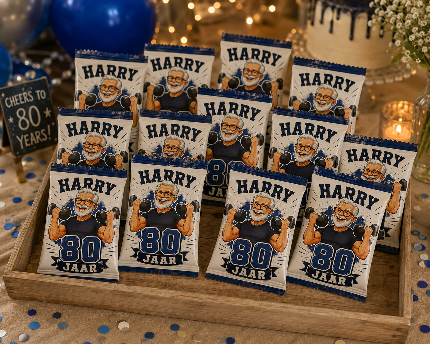 Snoepzakje Verjaardag Man 80 jaar