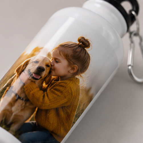 Drinkfles met eigen foto – 500 ml