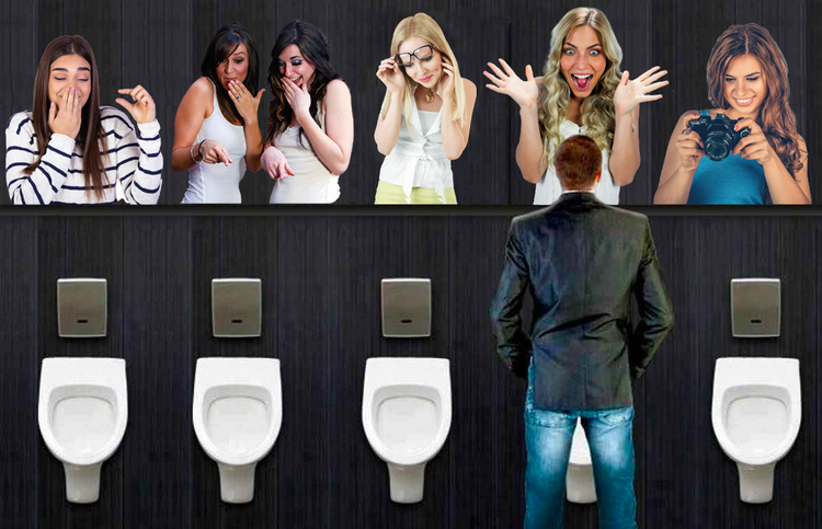 Grappige Urinoirstickers
