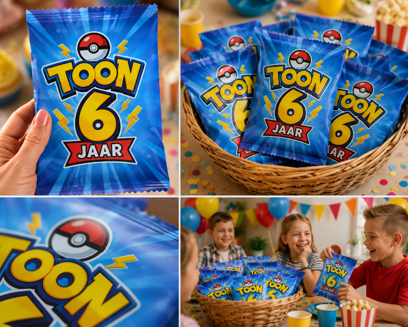 Snoepzakje Verjaardag Pokemon