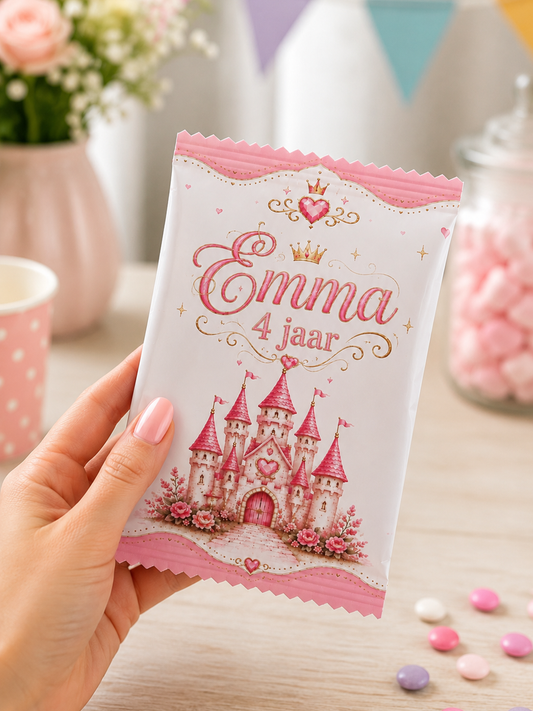 Snoepzakje Verjaardag Prinsessenkasteel