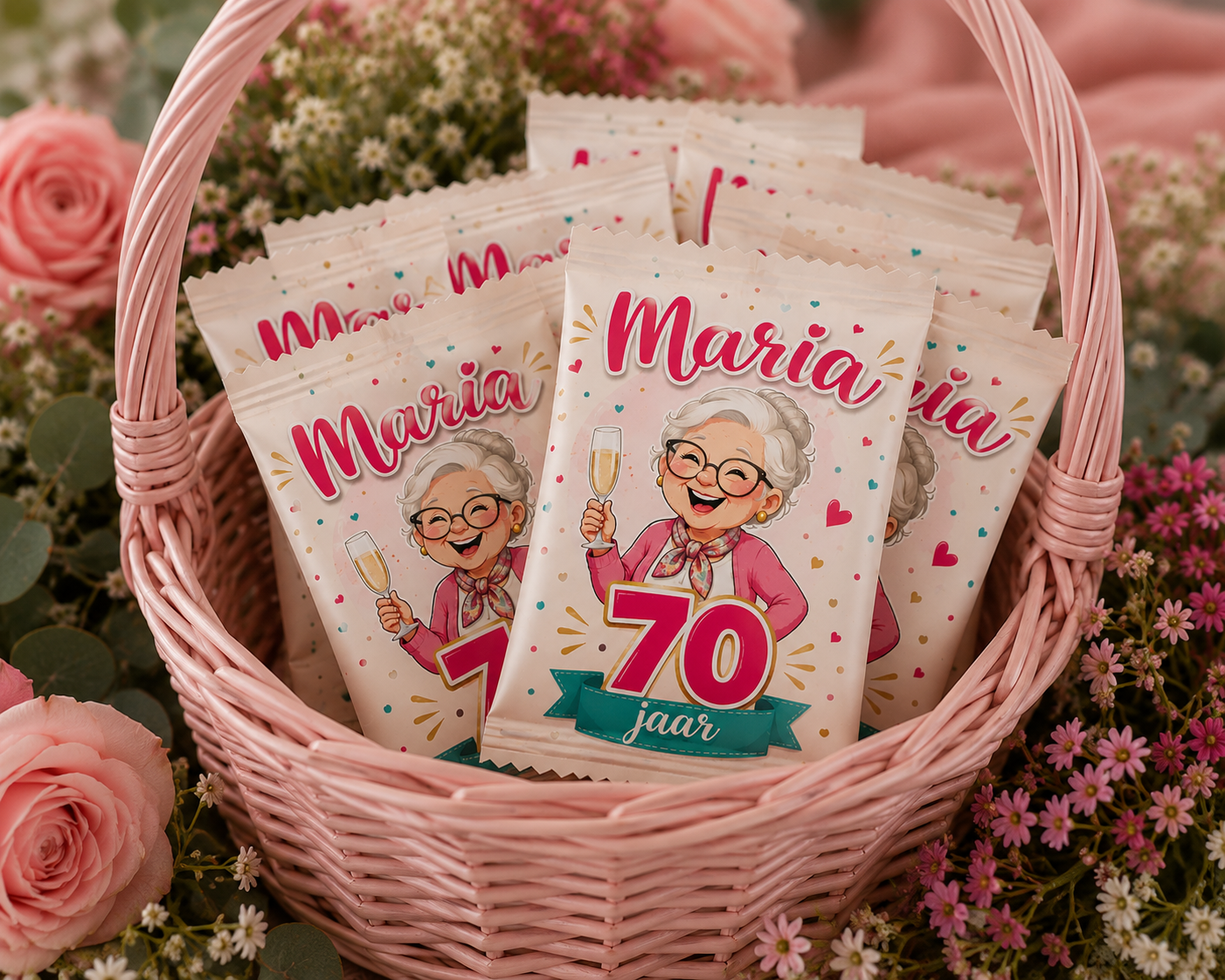 Snoepzakje Verjaardag Vrouw 70 jaar