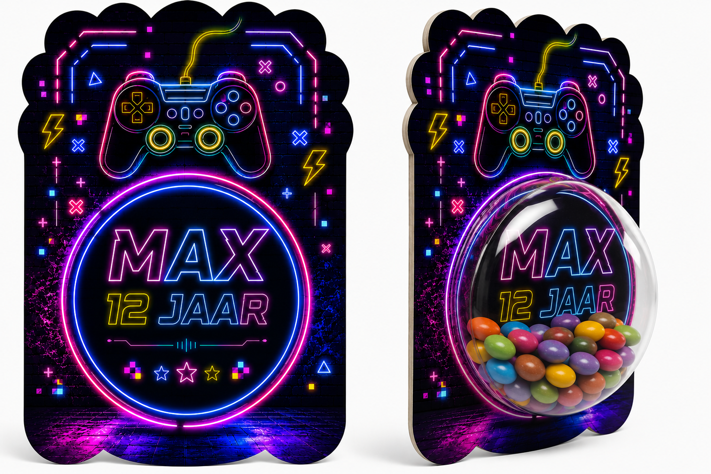 Snoepkaart met Snoepbol – Gamer