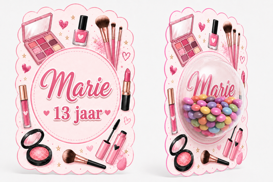 Snoepkaart met Snoepbol – Make-Up