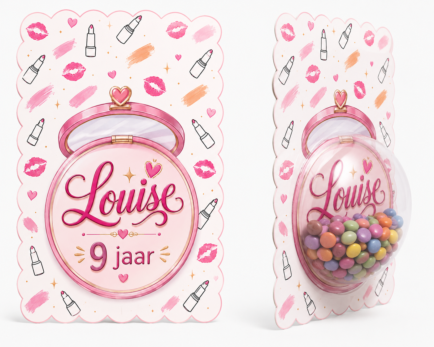 Snoepkaart met Snoepbol – Make-Up