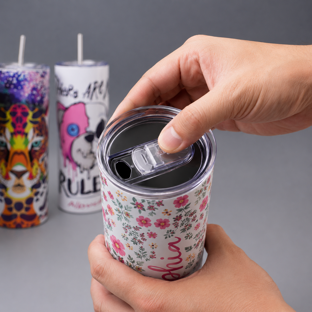 Gepersonaliseerde Thermos Tumbler - 600 ml