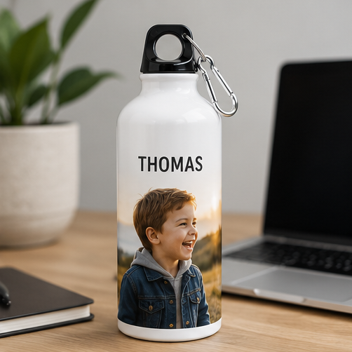 Drinkfles met eigen foto – 500 ml