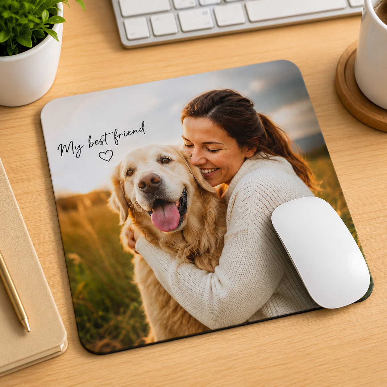 Muismat met eigen foto – Gepersonaliseerd