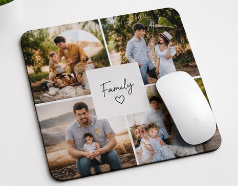 Muismat met eigen foto – Gepersonaliseerd