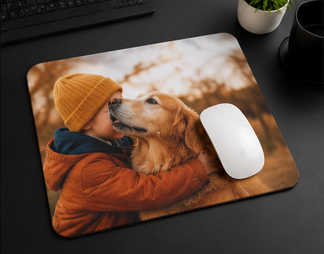 Muismat met eigen foto – Gepersonaliseerd